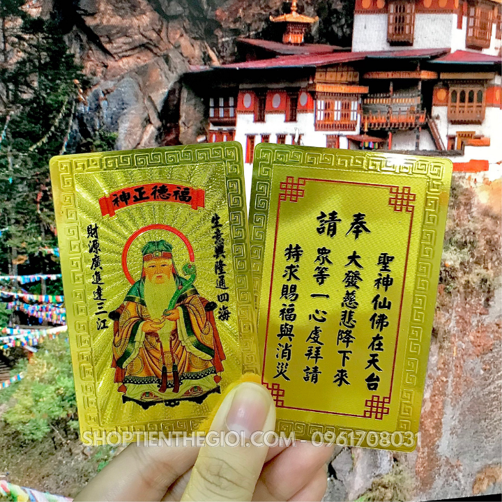 Thẻ Kim Bài Thần Tài Lộc Như Ý